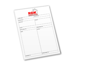 A4 Branded Desk Note Pads