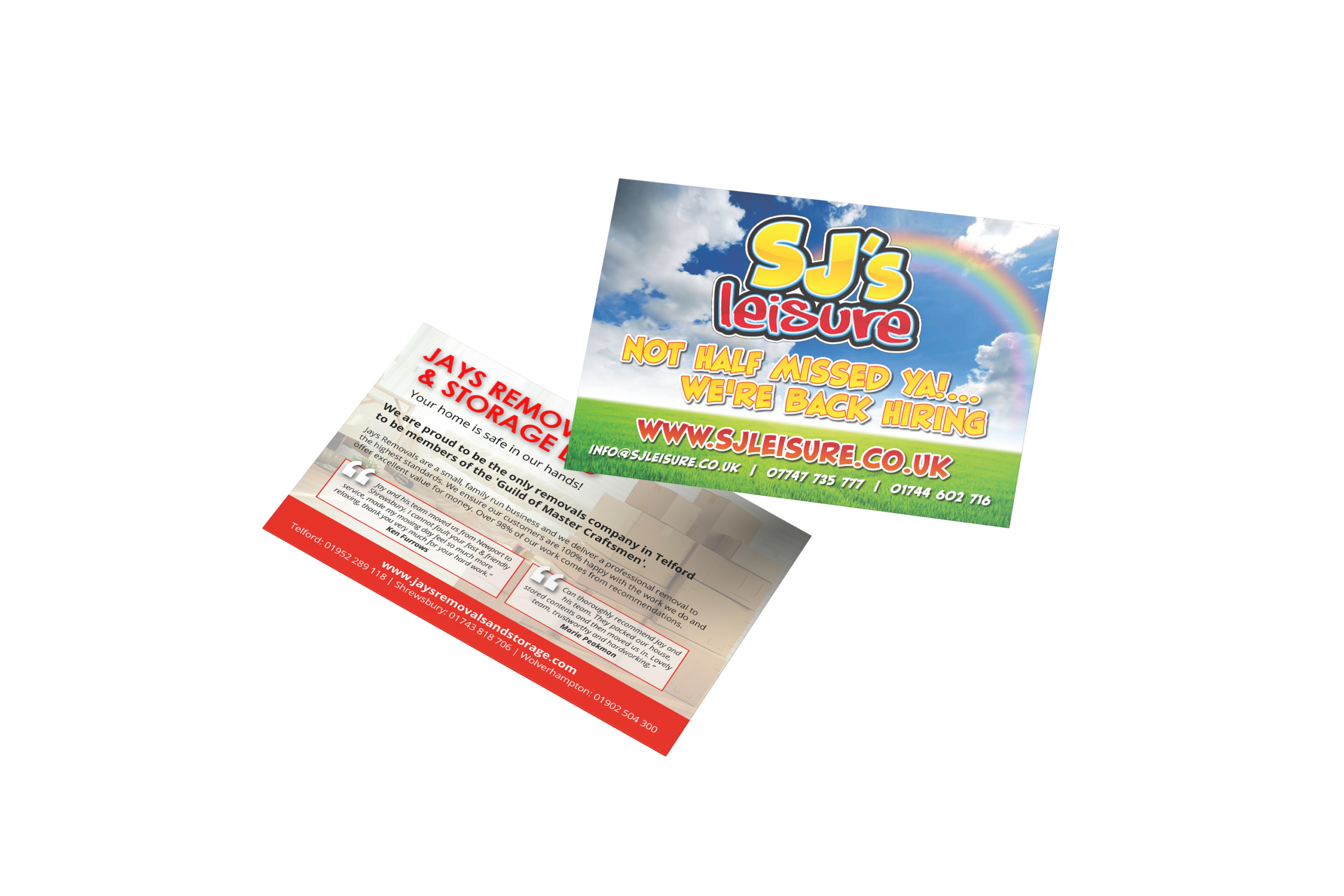 A6 Postcard Leaflets - Card Thickness